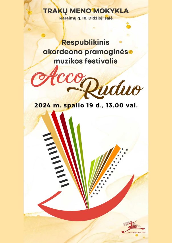 IV respublikinis akordeono pramoginės muzikos festivalis „AccoRuduo 2024“