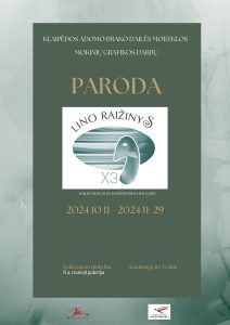 Paroda „Lino raižinys X3“